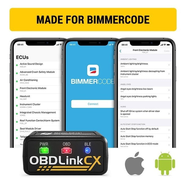 OBDLink MX OBD2 Bluetooth Scanner for iPhone, Android, and OBDLink MX OBD2 Bluetooth Scanner for iPhone, Android, and