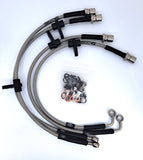 HEL Toyota GT86 2.0 Braided Brake Lines Clear