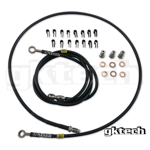 GKTECH Inline Braided Brake Line Kit