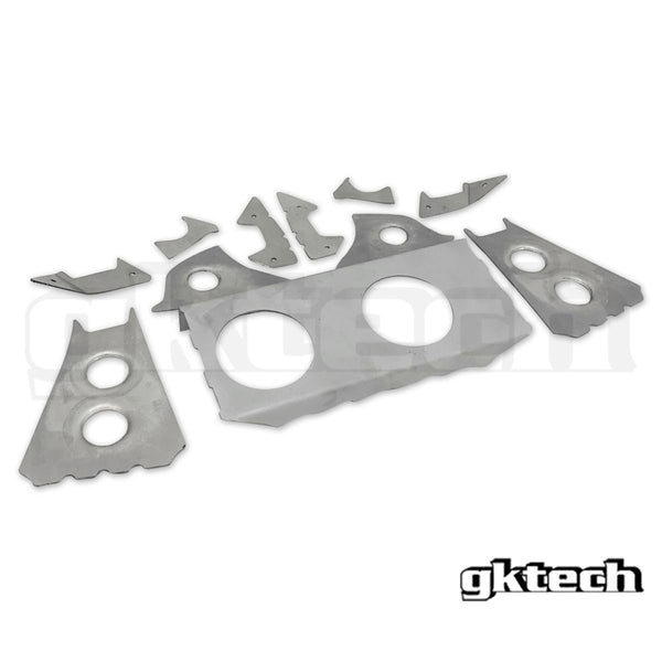 GKTECH V2 R32 GTR Subframe Weld In Reinforcement Plates