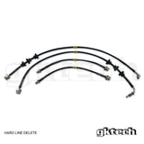 GKTECH R32 GTS-T Braided Brake Lines- Hard Line delete version