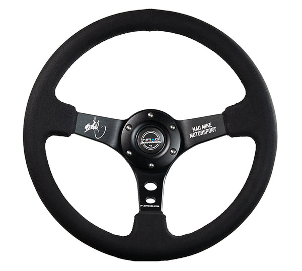 NRG Mad Mike Limited Edition suede / black Steering Wheel