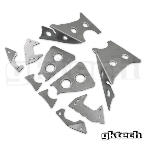 GKTECH V2 S14/S15/R33/R34 Subframe Weld In Plates